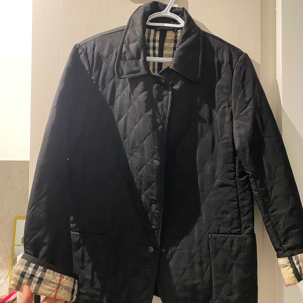 Burberry Black Quilted Jacket